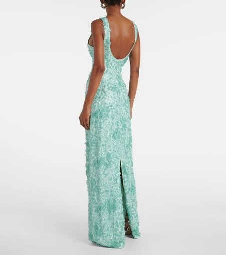 SIMKHAI Bex sequined maxi dress 3