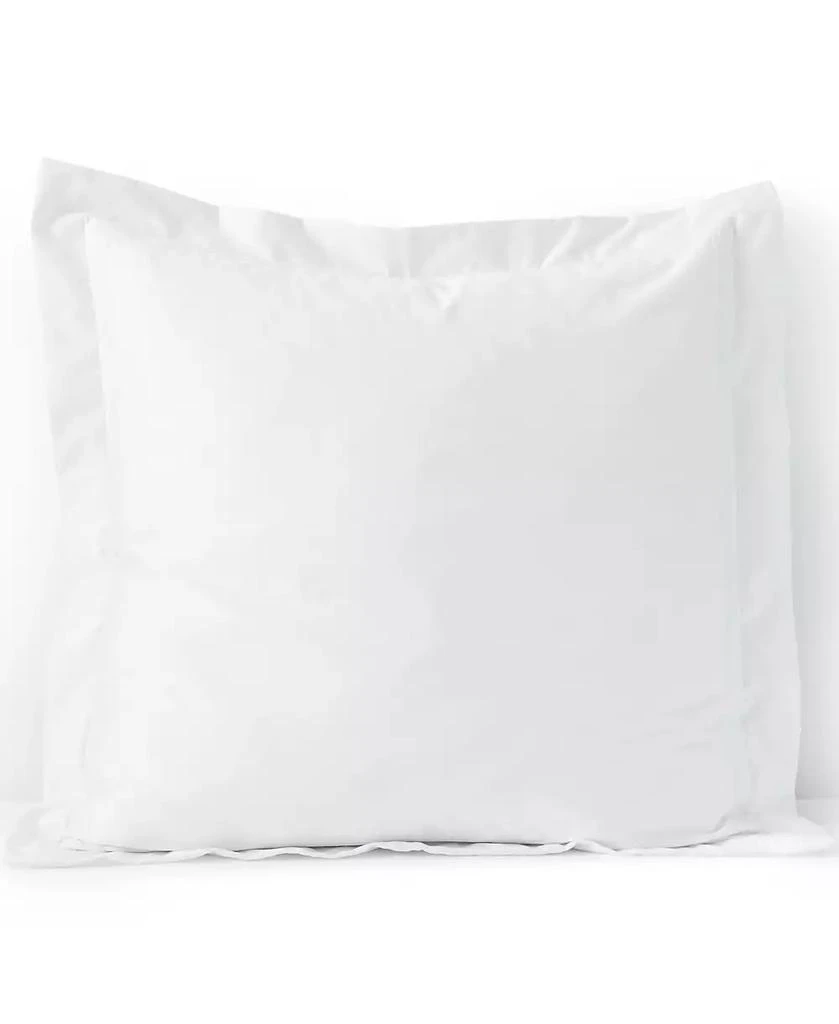 Lands
 End 400 Thread Count Premium Supima Cotton No Iron Sateen Embroidered Pillow Sham 3