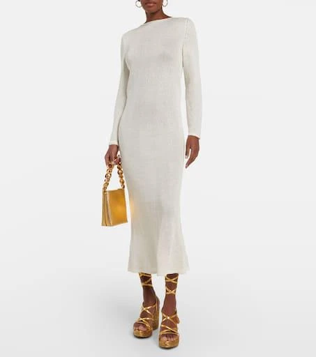 Tom Ford Padlock leather wedge sandals 2