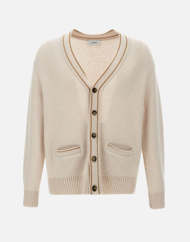 LARDINI Wool and cashmere cardigan 1