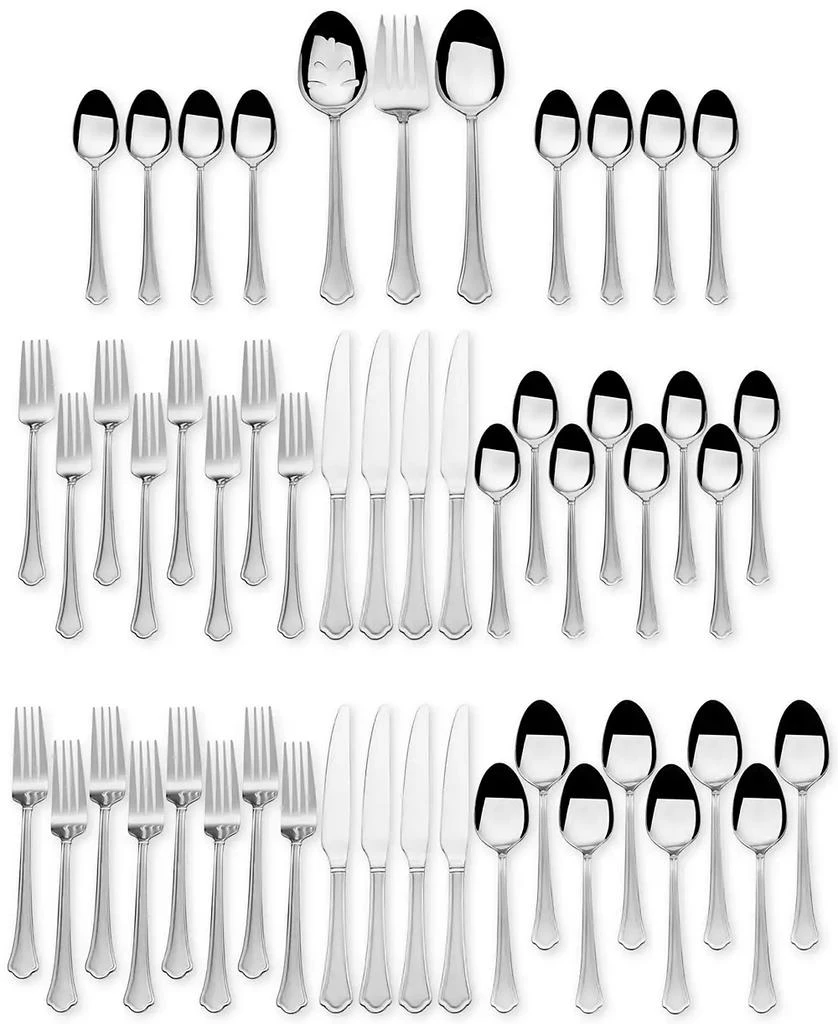 International Silver Stainless Steel 51-Pc. Capri Frost Finish, Created for Macy's 1