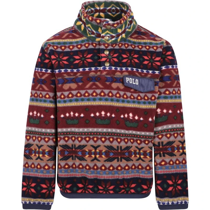 Ralph Lauren Kids Andover fair isle fleece sweater 1