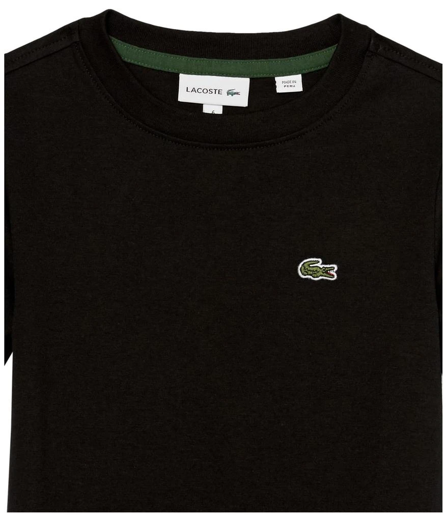 Lacoste Short Sleeve Crew Neck Classic Cotton T-Shirt (Toddler/Little Kids/Big Kids) 2