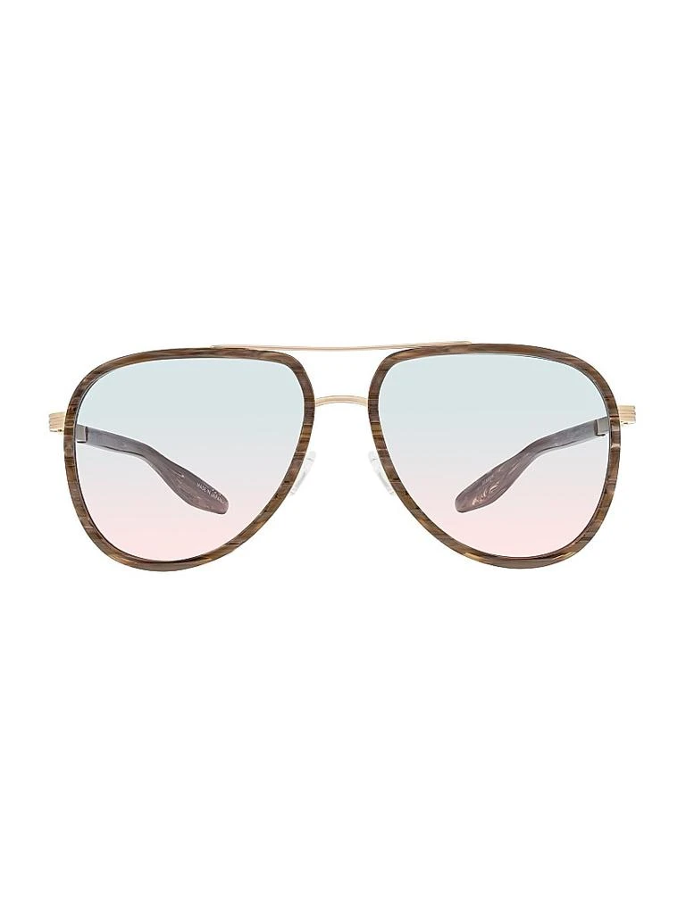 Barton Perreira Cani 58MM Aviator Sunglasses 2
