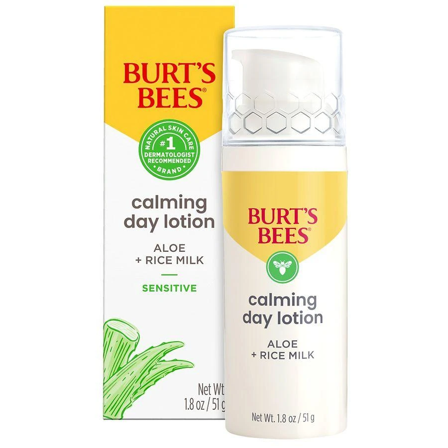 Burt's Bees Calming Day Face Lotion With Aloe and Rice Milk 1