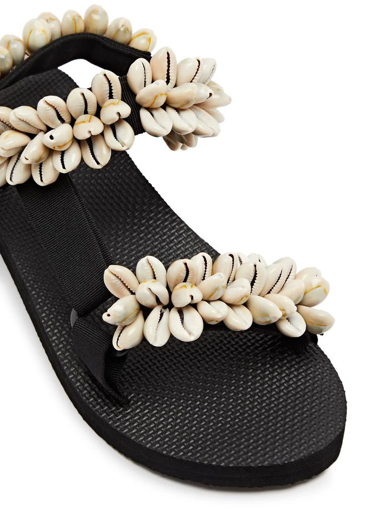 ARIZONA LOVE Trekky shell-embellished sandals 4