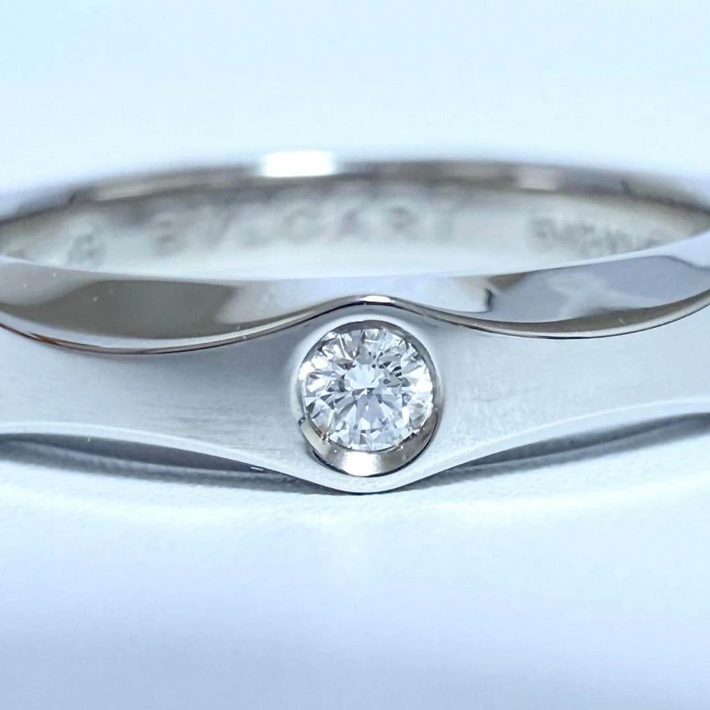 BVLGARI Platinum 950 Band Ring (Pre-Owned) 4