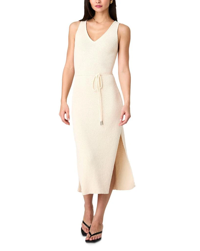 French Connection Terry Spun V Neck Midi Dress 1