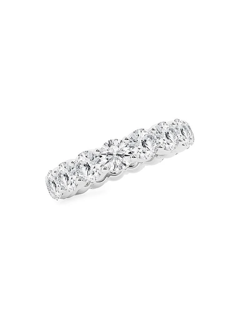 Saks Fifth Avenue Collection Platinum 
Round Lab-Grown Diamond Shared-Prong Eternity Band/1.00-5.00 TCW 2