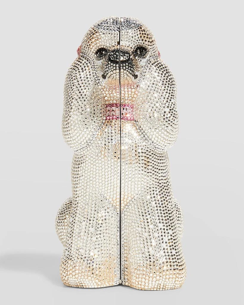 Judith Leiber French Poodle Crystal Clutch Bag 1