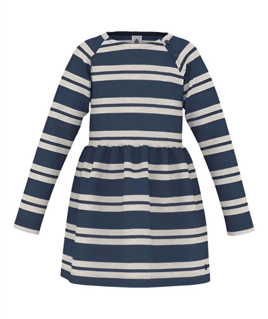 PETIT BATEAU Petit Bateau - Girls Striped Dress