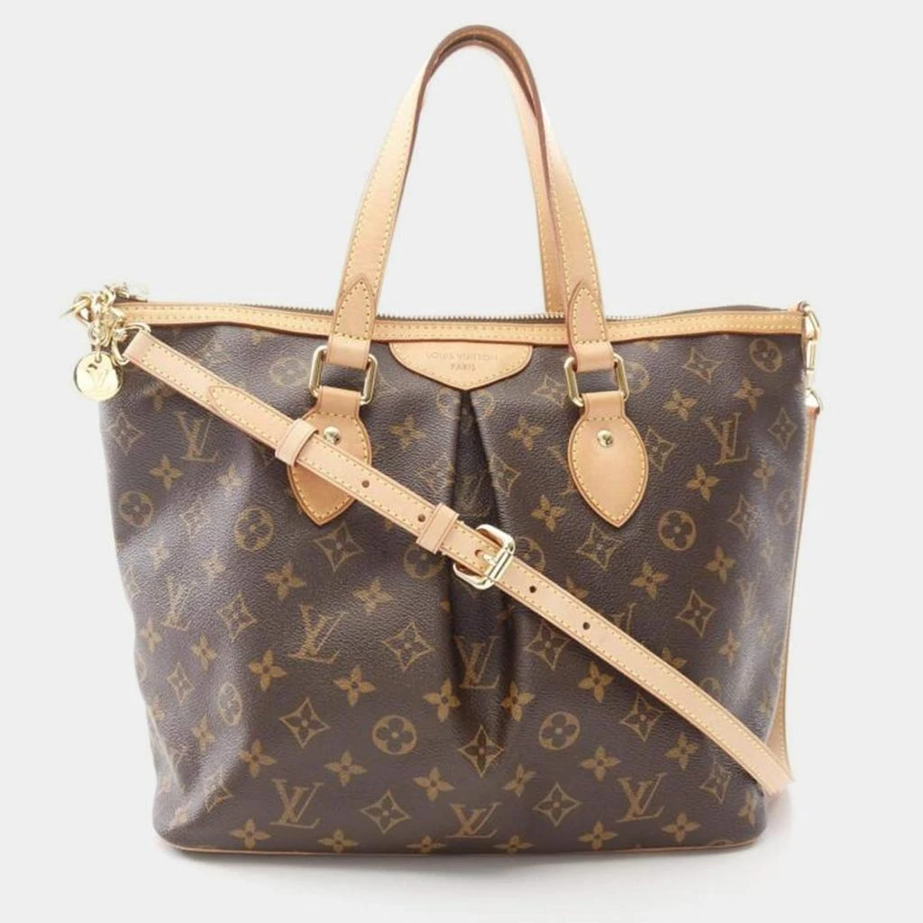 Louis Vuitton Louis Vuitton Palermo PM Brown Monogram Canvas Handbag 1