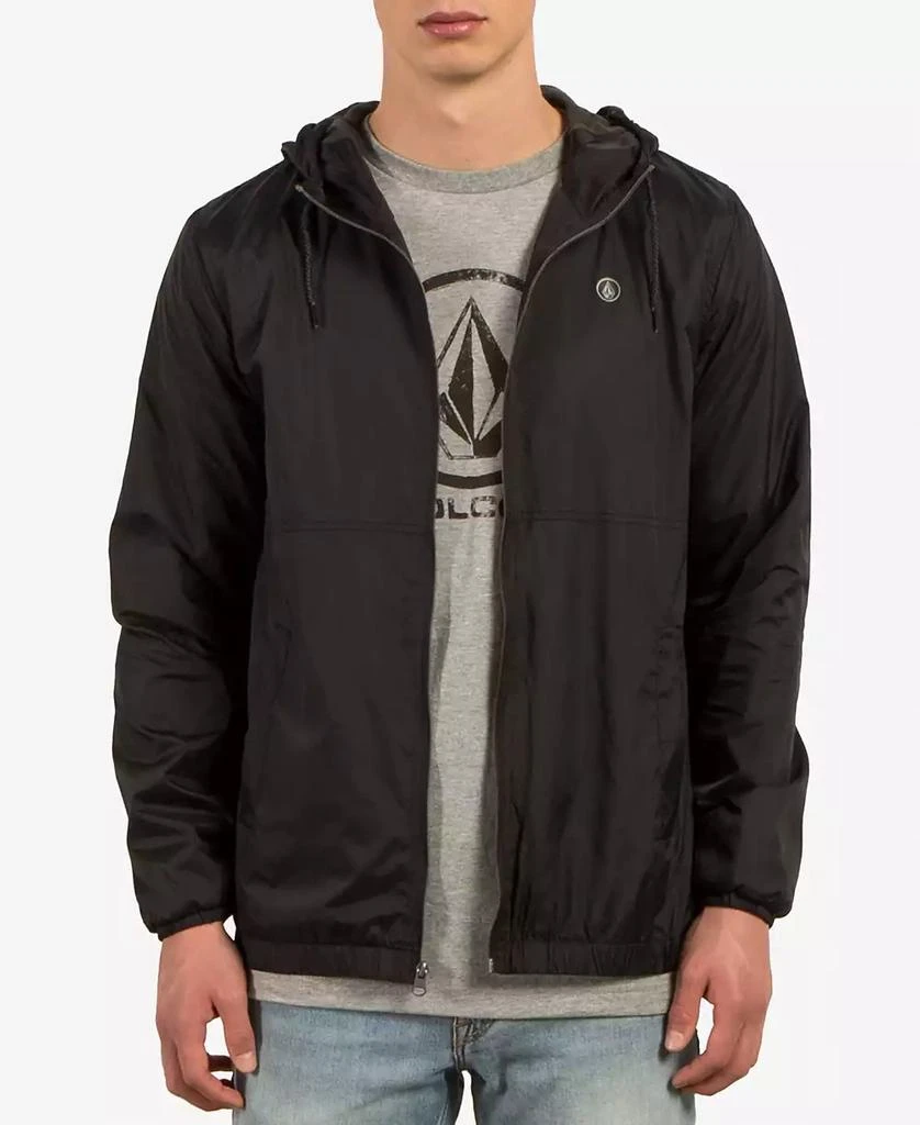Volcom Men's Ermont Lightweight Full Zip Windbreaker Jacket 1
