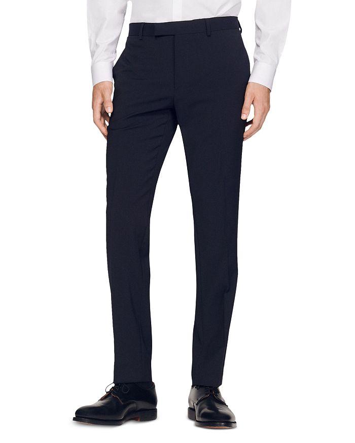 Sandro Tuxedo Wool Suit Pants