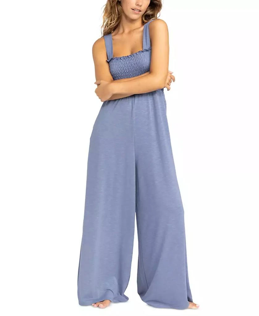 Roxy Juniors' Just Passing By Wide-Leg Jumpsuit 1