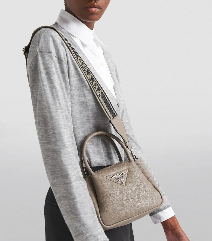 Prada Mini Leather Top-Handle Bag 3