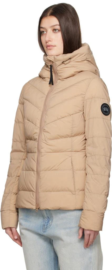 Canada Goose Tan 'Black Label' Clair Down Jacket 4