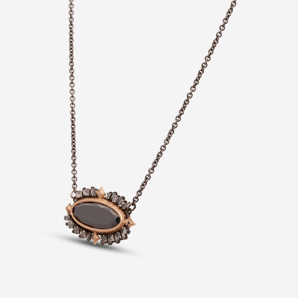 Armenta Armenta 14K Rose Gold & Blackened Sterling Silver Necklace 18751