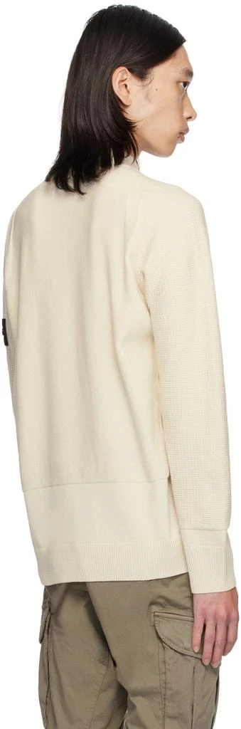 Stone Island Off-White Half-Zip Polo 3