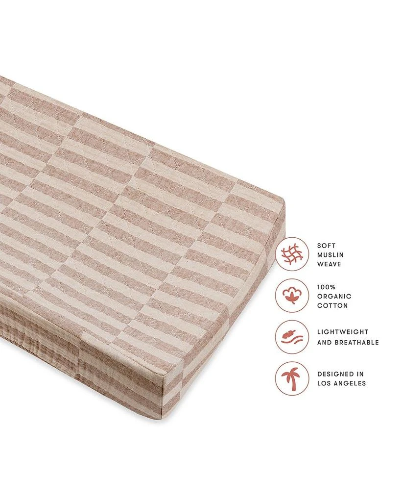 Babyletto Quilted Changing Pad Cover in Muslin Cotton 2