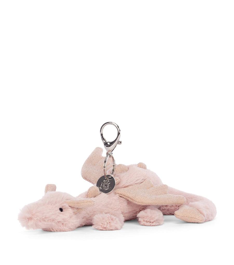 Jellycat Rose the Dragon Bag Charm