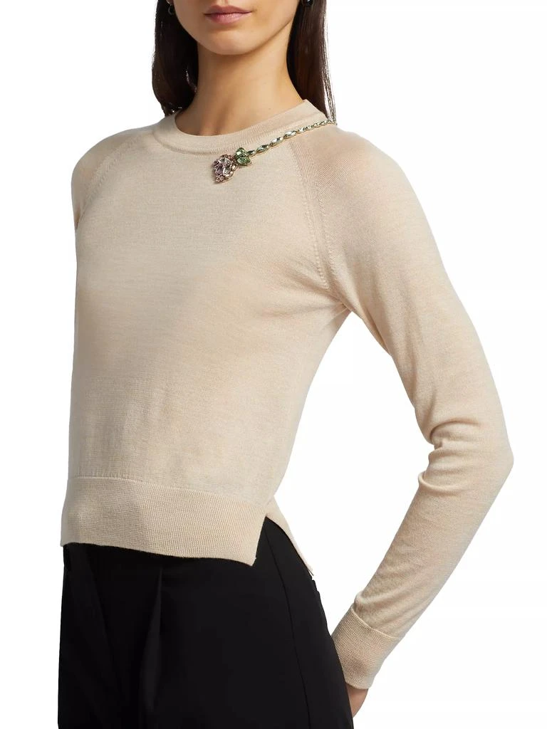 Simone Rocha Floral Embellished Sweater 6