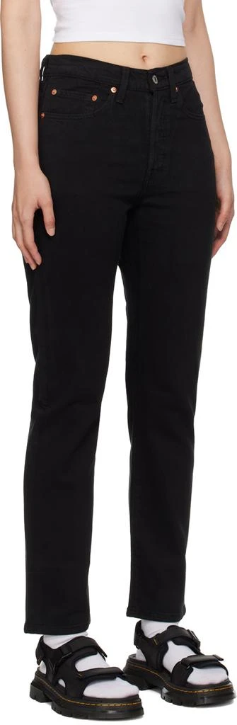 Levi's Black 501 Original Fit Jeans 2