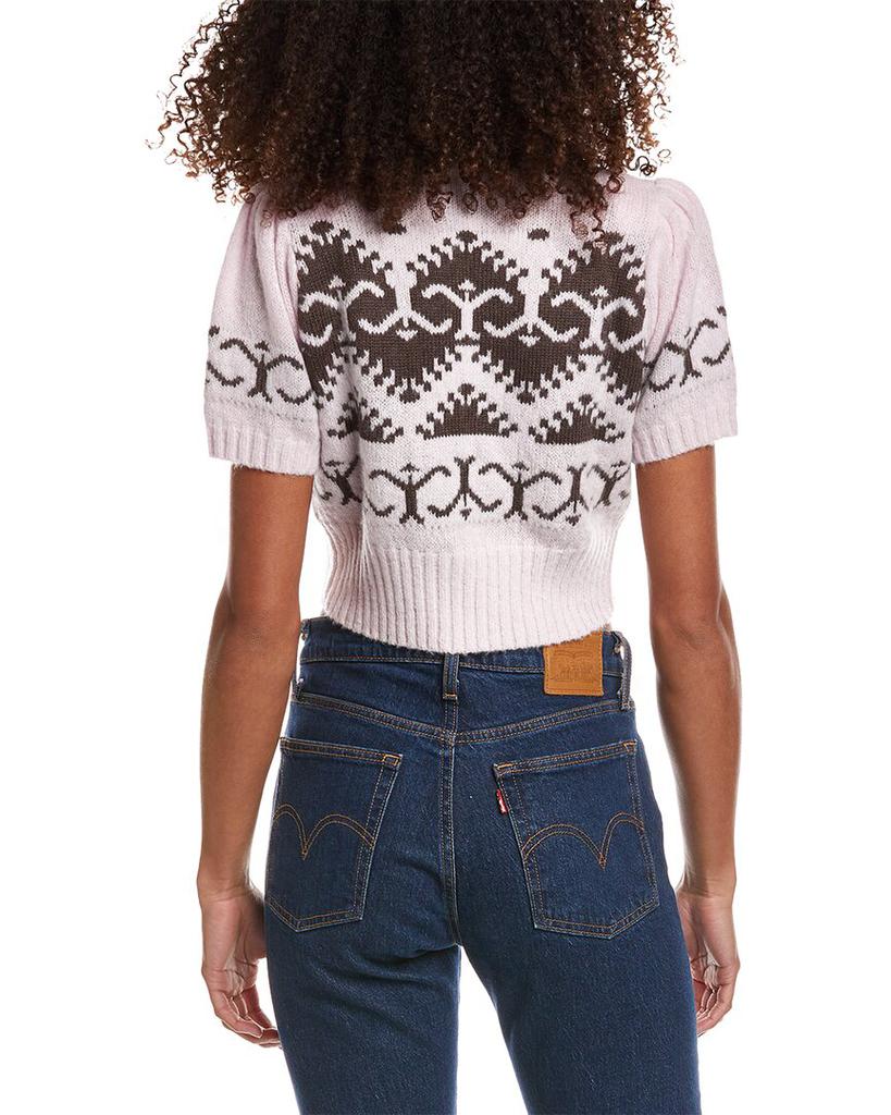 JoosTricot JoosTricot 40's Crop Wool & Cashmere-Blend Sweater