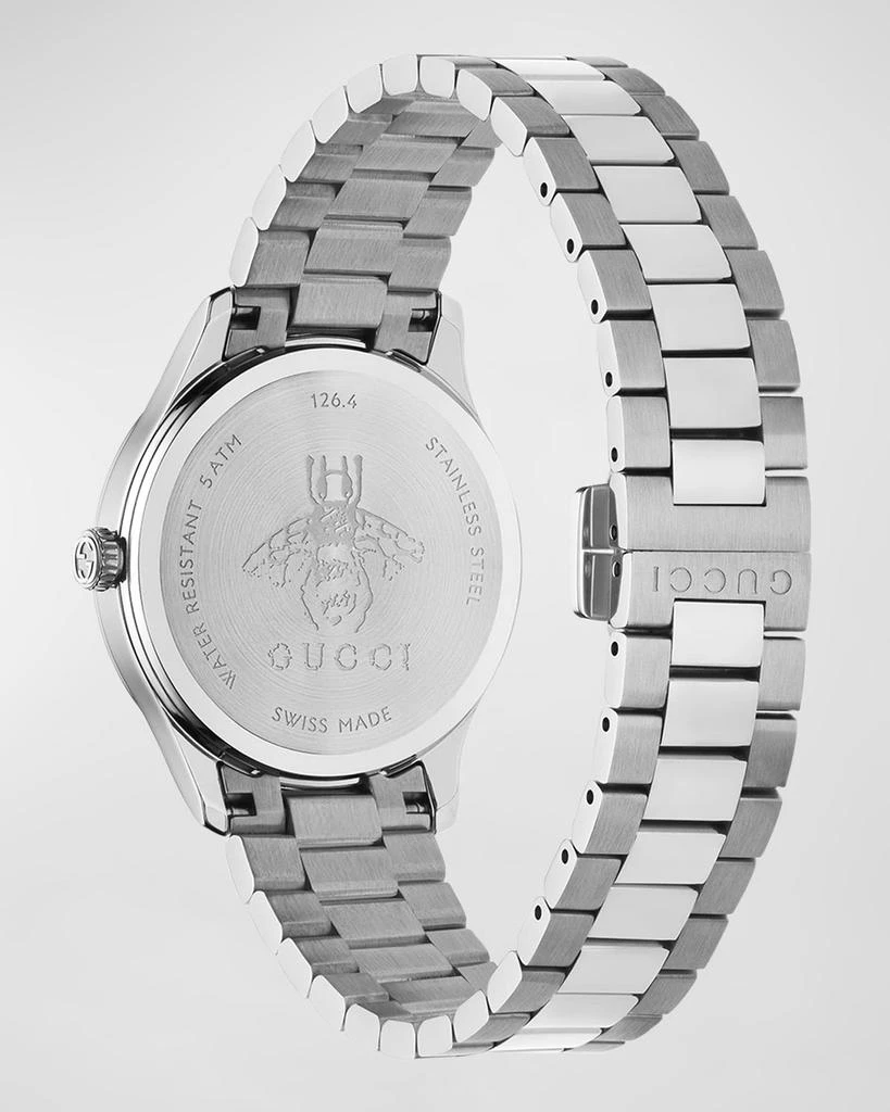 Gucci Signature Bee Automatic Bracelet Watch with Blue Lapis Dial 4