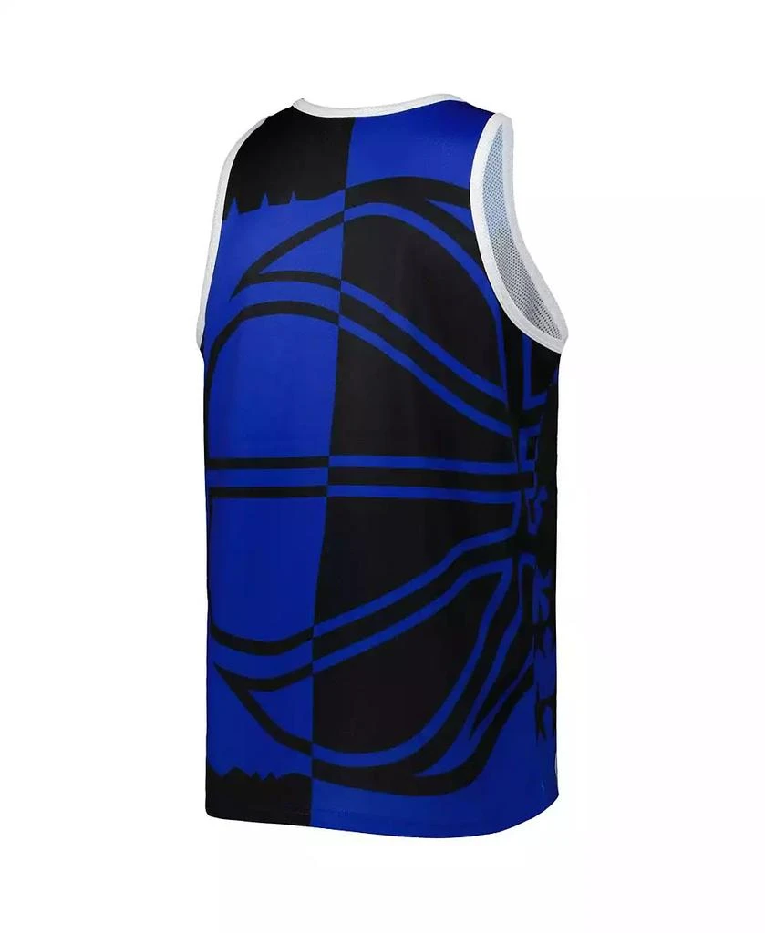 Mitchell & Ness Men's Grant Hill Blue and Black Orlando Magic Sublimated Player Tank Top 4