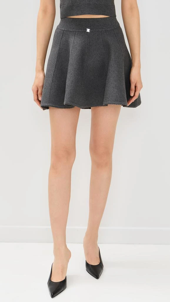 Fleur du Mal Knit Flare Mini Skirt 6