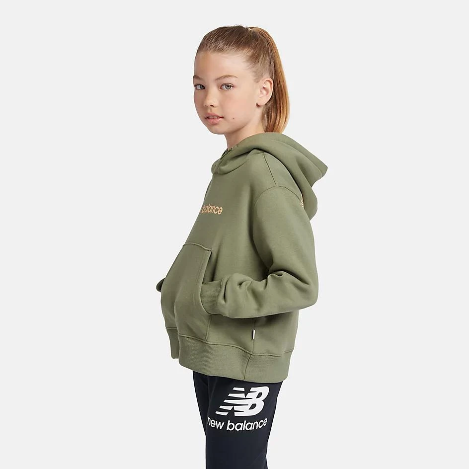 New Balance Brush Back Floral Sneaker Back Graphic Hoodie 2