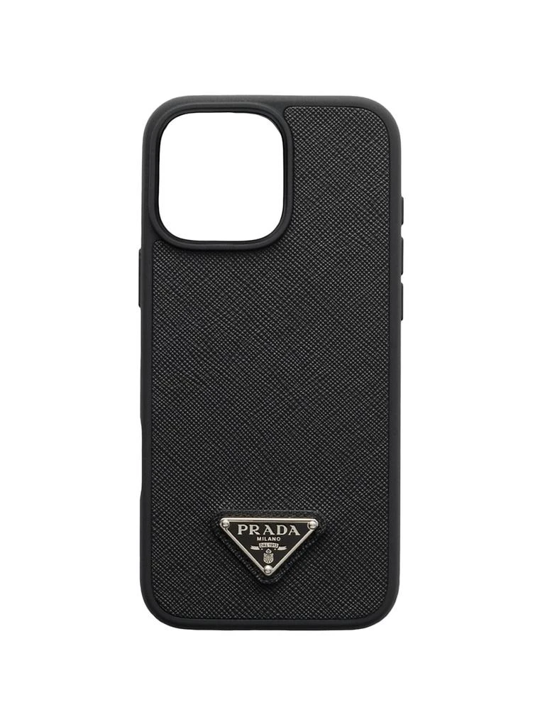Prada Saffiano Leather Case for iPhone 16 Pro Max 1
