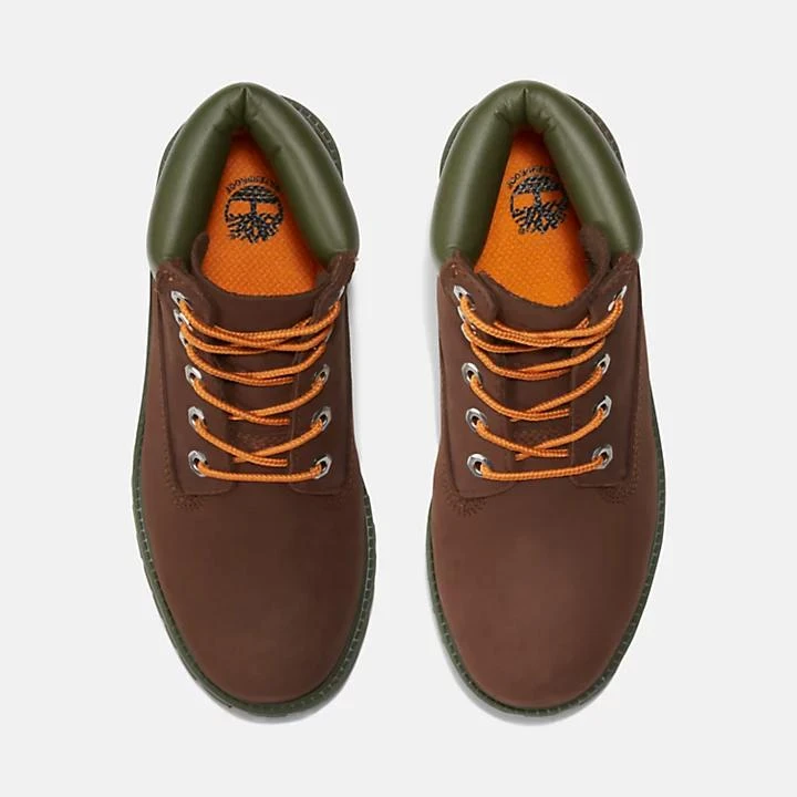 Timberland Timberland® Premium 6 Inch Boot for Junior in Brown/Orange 2