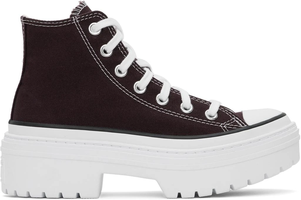 Converse Burgundy Chuck Taylor All Star Lugged Heel Platform Sneakers 1