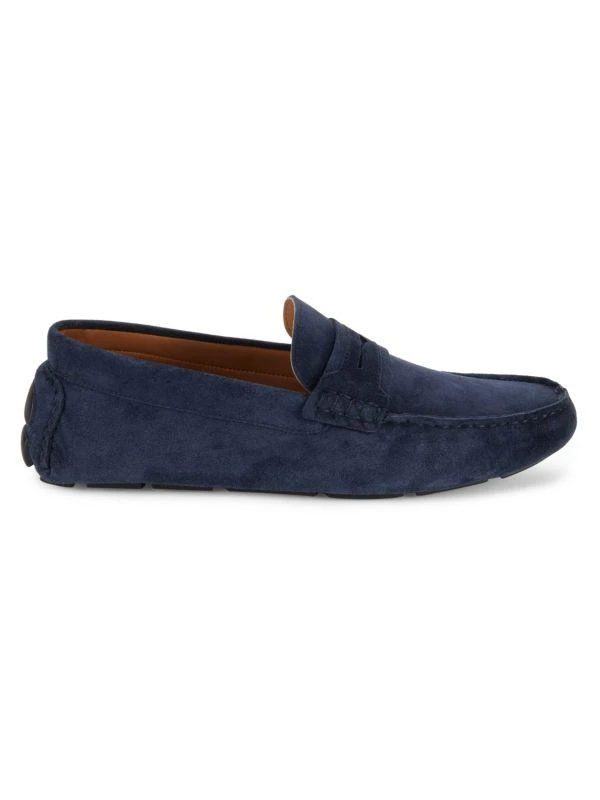 Allen Edmonds Lewis Suede Penny Loafers 1