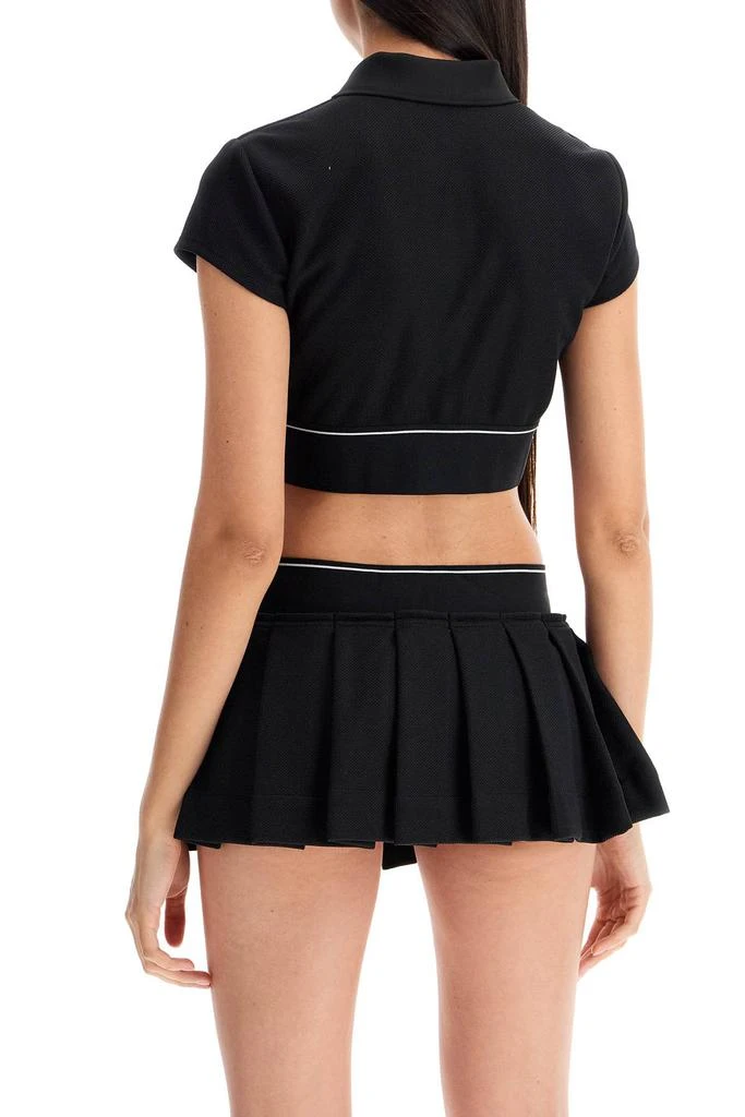 Alexander Wang cheerleader crop top polo 3