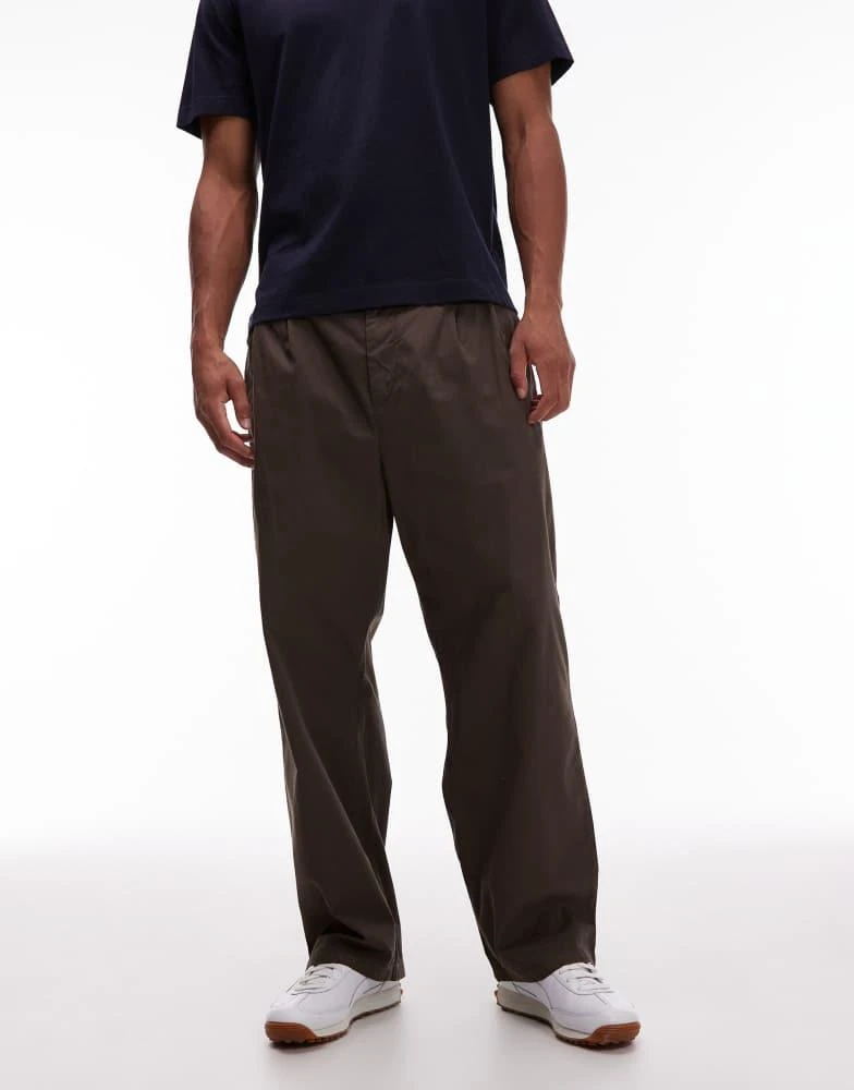 Carhartt WIP Carhartt WIP evan loose tapered fit trouser in brown