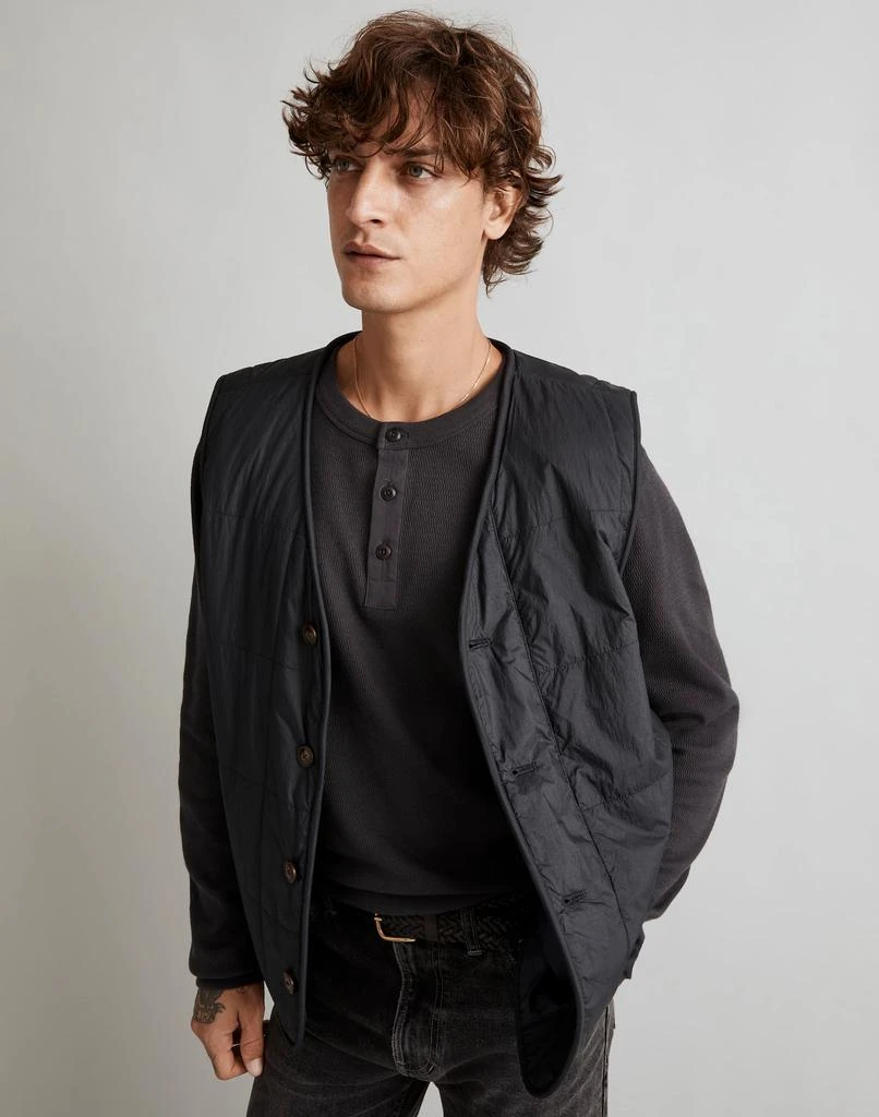 Madewell Thermal Henley Tee 1