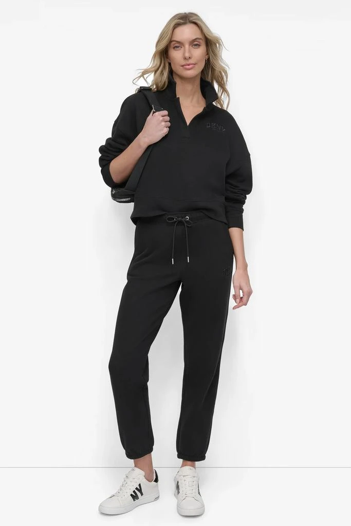 DKNY EMBROIDERED VARSITY LOGO JOGGER 5