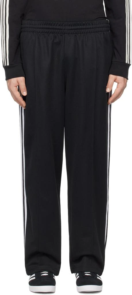 Adidas Black Adicolor Baggy Fit Firebird Track Pants 1