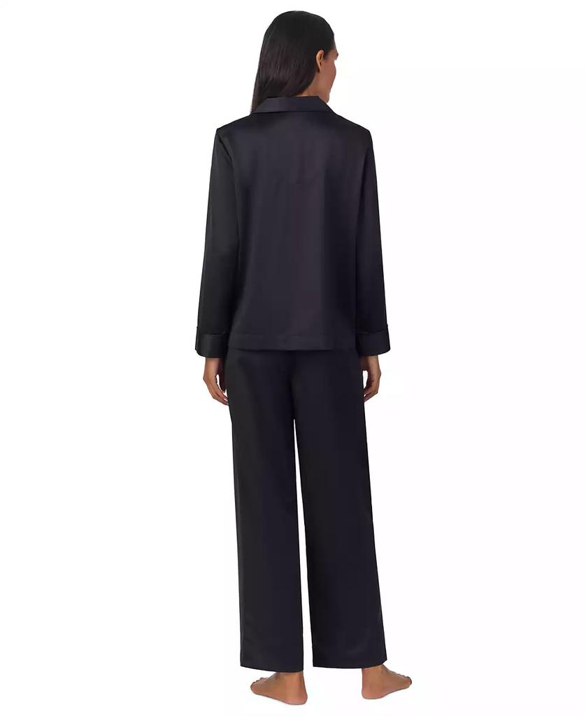 Ralph Lauren Women's Satin Notched-Collar Pajama Set