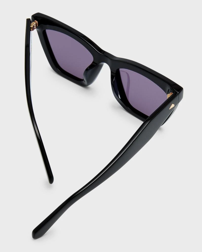 Karen Walker Logo Acetate Cat-Eye Sunglasses 5