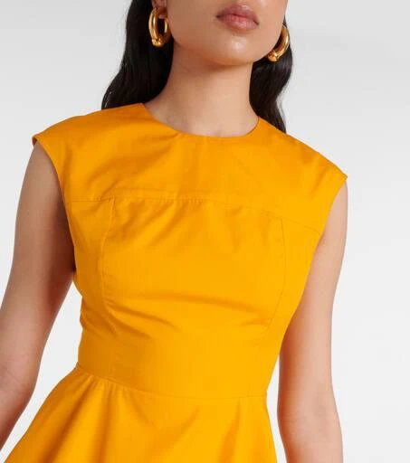 Marni Pleated cotton midi dress 4