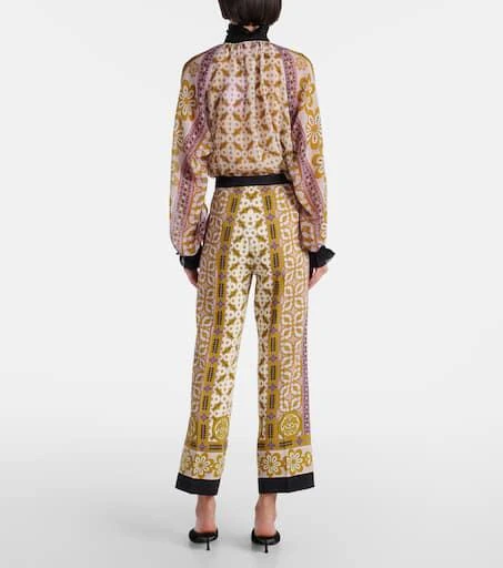 LA DOUBLE J Printed straight pants 3