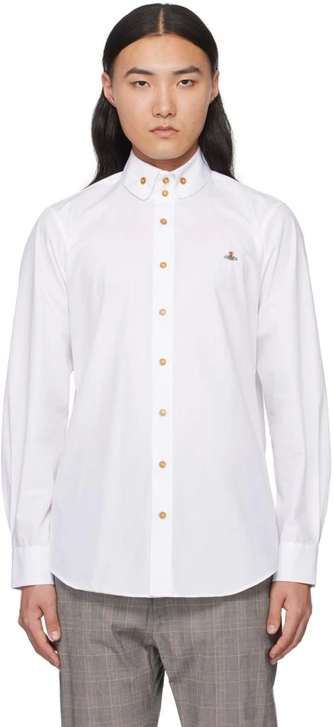 Vivienne Westwood White 2 Button Krall Shirt 1