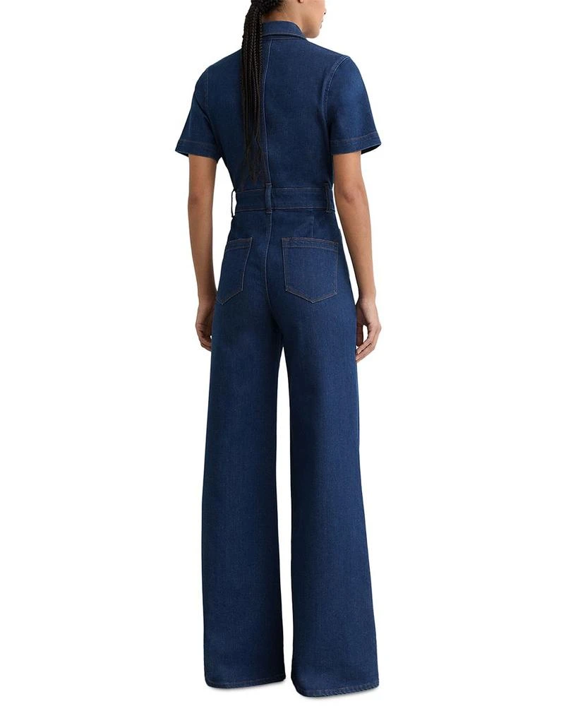 REISS Danie Denim Jumpsuit 4