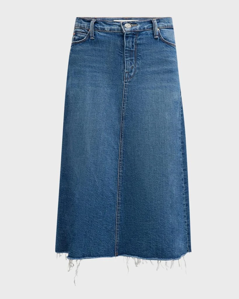 MOTHER The Circle Midi Fray Skirt 1