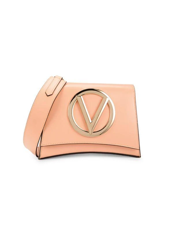 Mario Valentino Honey Logo Leather Shoulder Bag 1