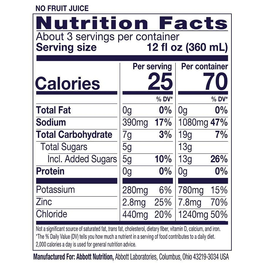 Pedialyte Electrolyte Drink Iced Berry 5